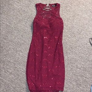 Maroon Dress